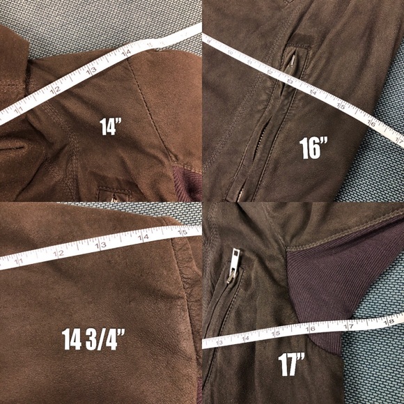 Rick Owens Lambskin Classic Biker Jacket Sz 6 Brwn - Picture 6 of 8